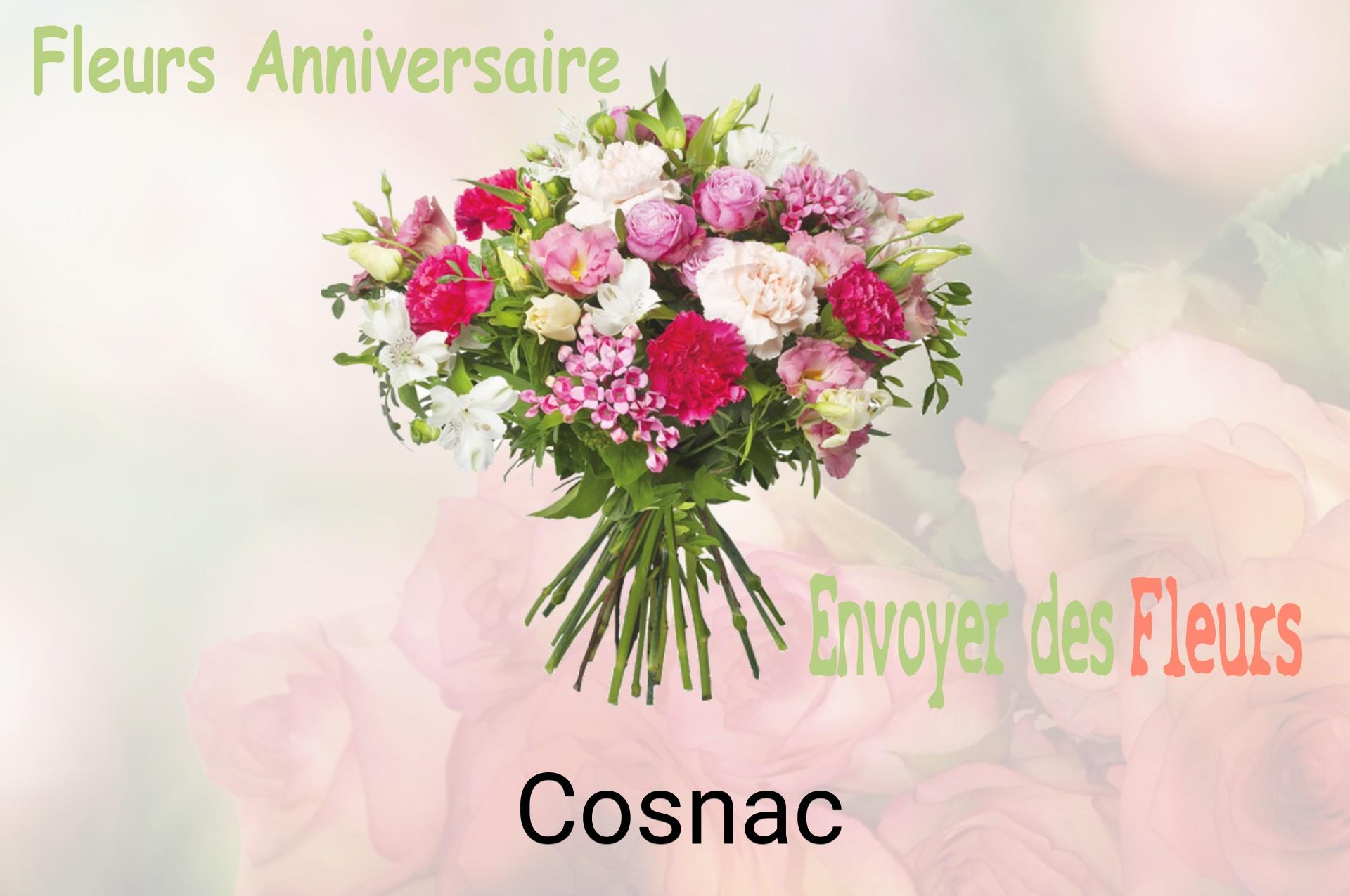Bouquet de fleurs d’anniversaire livré à Cosnac